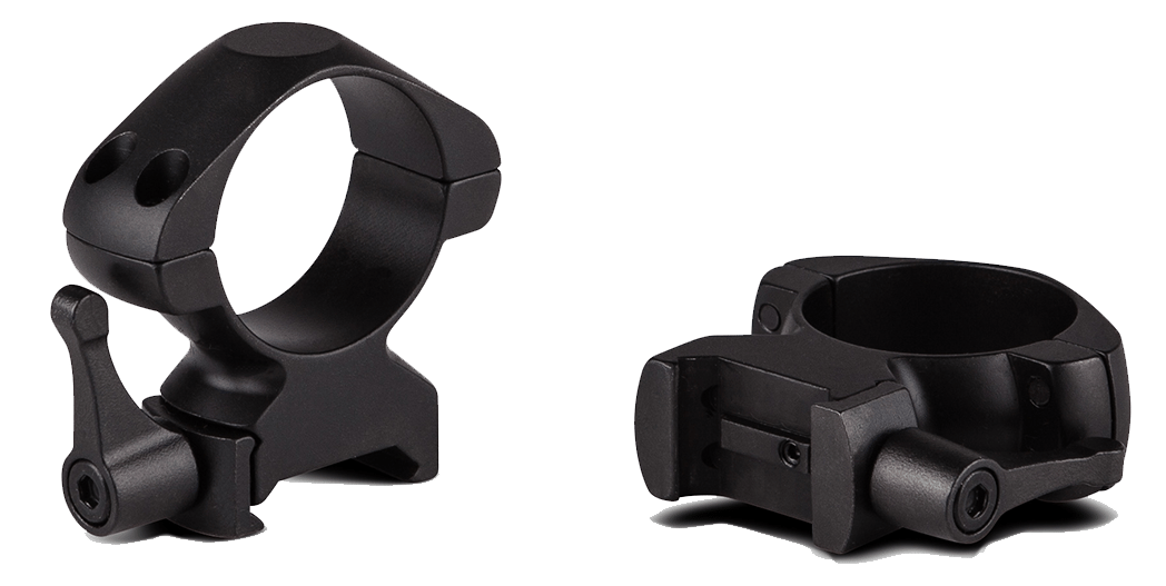 Konus 7406 Steel Rings  Matte Black 1" Quick Release High 0 MOA