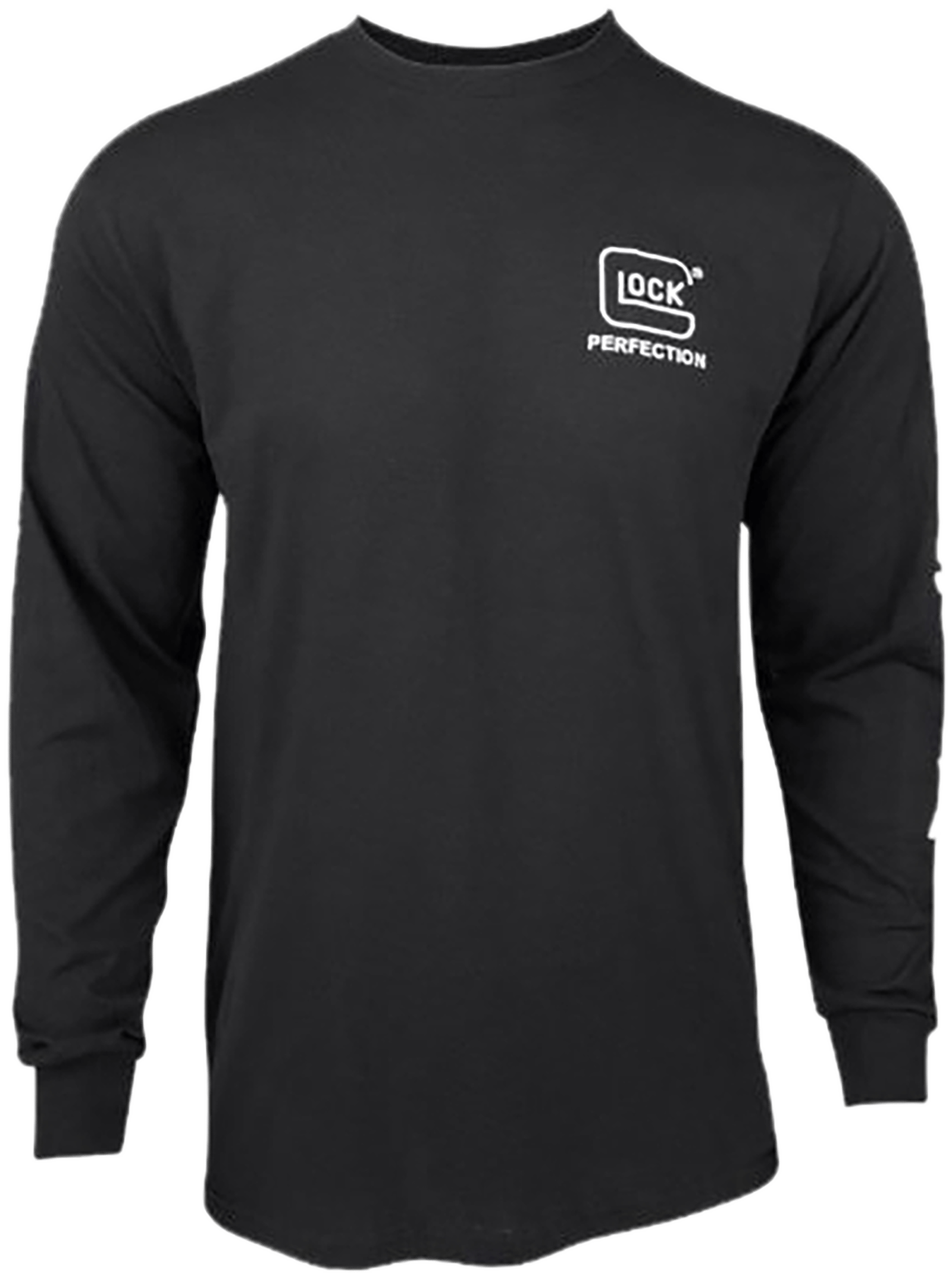 Glock AP96098 Perfection Long Sleeve Tee Black Pre-Shrunk Cotton Long Sleeve Small