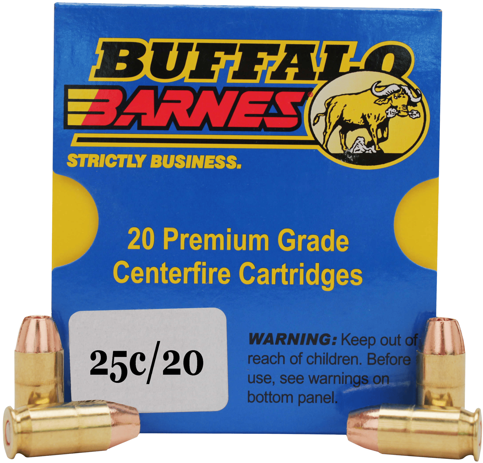 Buffalo Bore Ammunition 25C20 Buffalo-Barnes Strictly Business 357Sig 125gr Barnes TAC-XP Lead Free 20 Per Box/12 Case