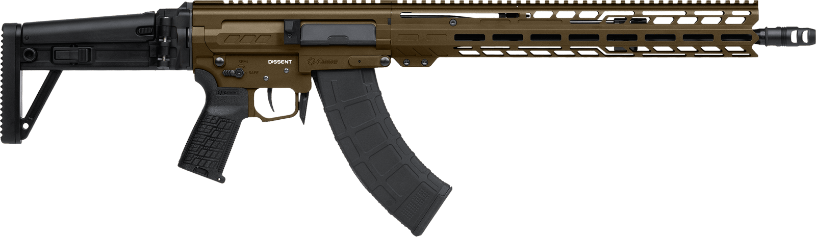 CMMG 86AD60B-MB  DISSENT MK4 762X39 16.1     MDBRZ