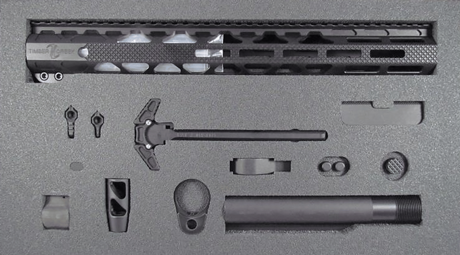 Timber Creek Outdoors TCGKBL Greyman Complete Build Kit AR-15 Rifle Black