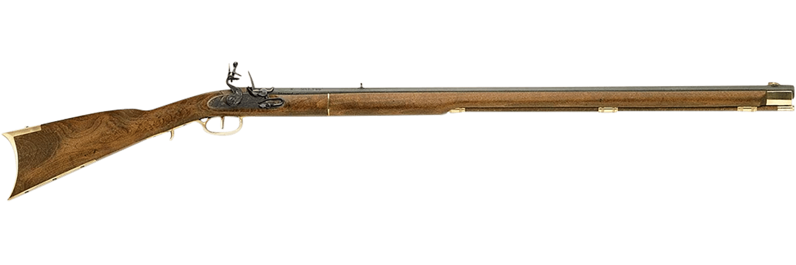 Traditions R2010 Kentucky Rifle  50 Cal Flintlock 33.50" Color Case/ Hardened Walnut
