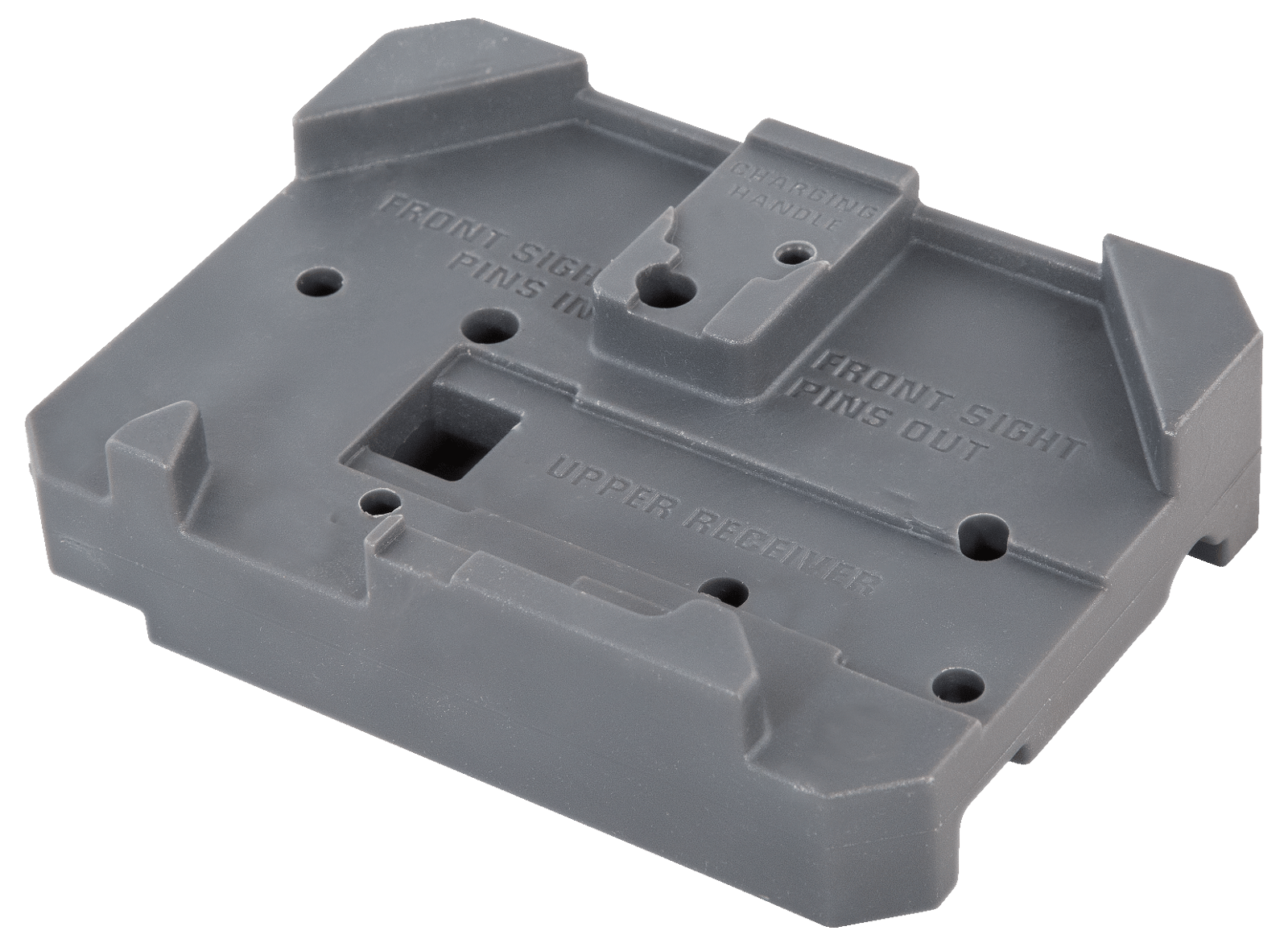 Wheeler 156945 Armorer's Bench Block Gray Plastic Rifle AR Platform
