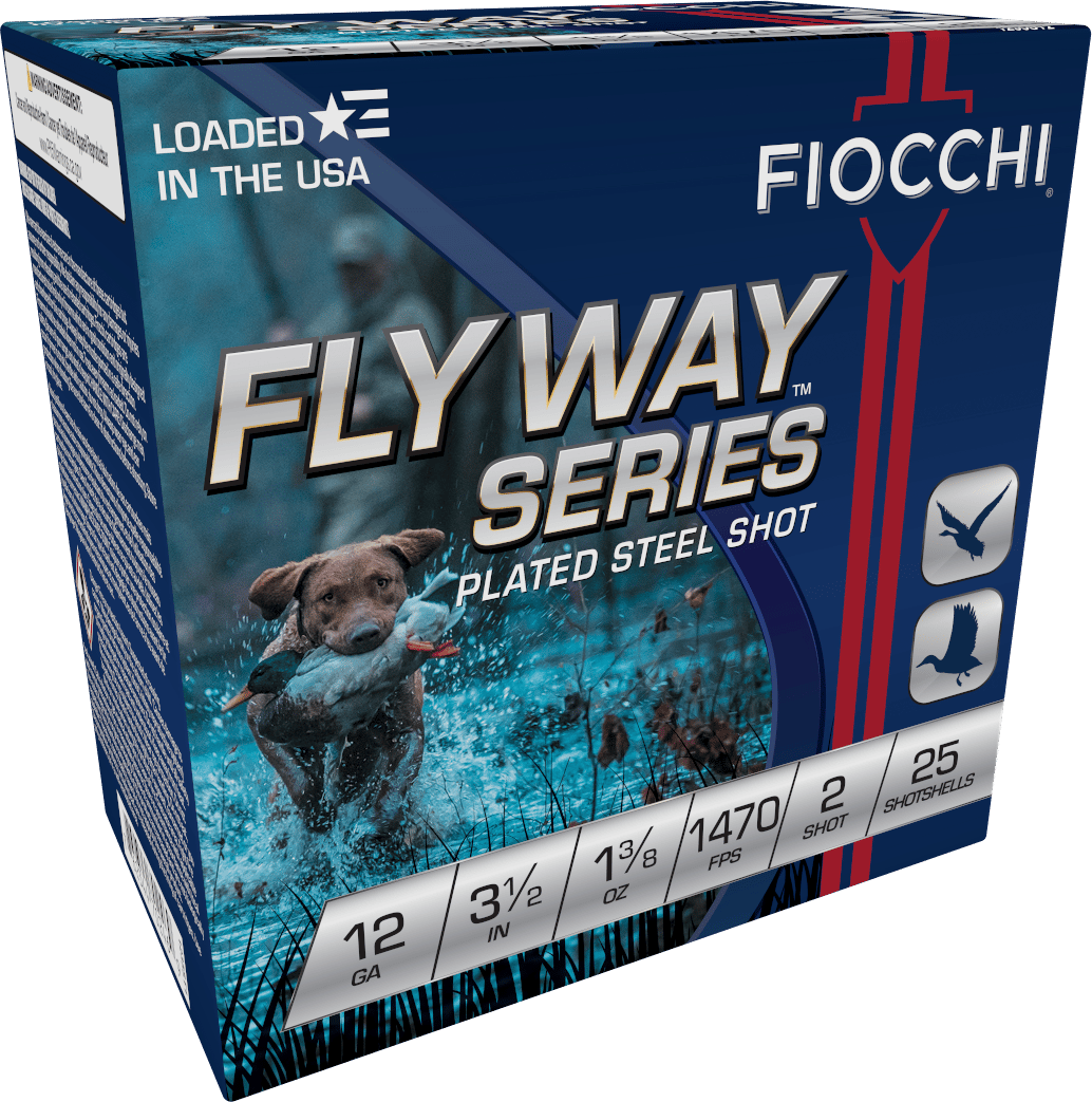 Fiocchi 1235ST2 Flyway  12Gauge 3.50" 1 3/8oz 2Shot 25 Per Box/10 Case