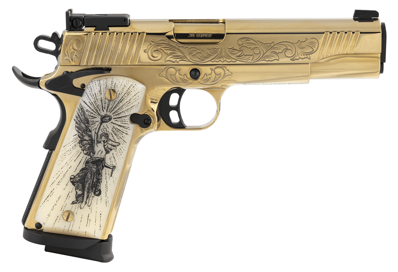 Girsan 391093 MC1911  38 Super 9+1 5" G10 Grip