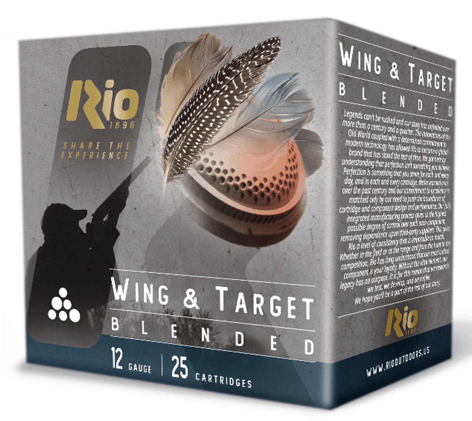 RIO WT2810075 WING&TARGT 12G 2 3/4 1   7.5   100/2