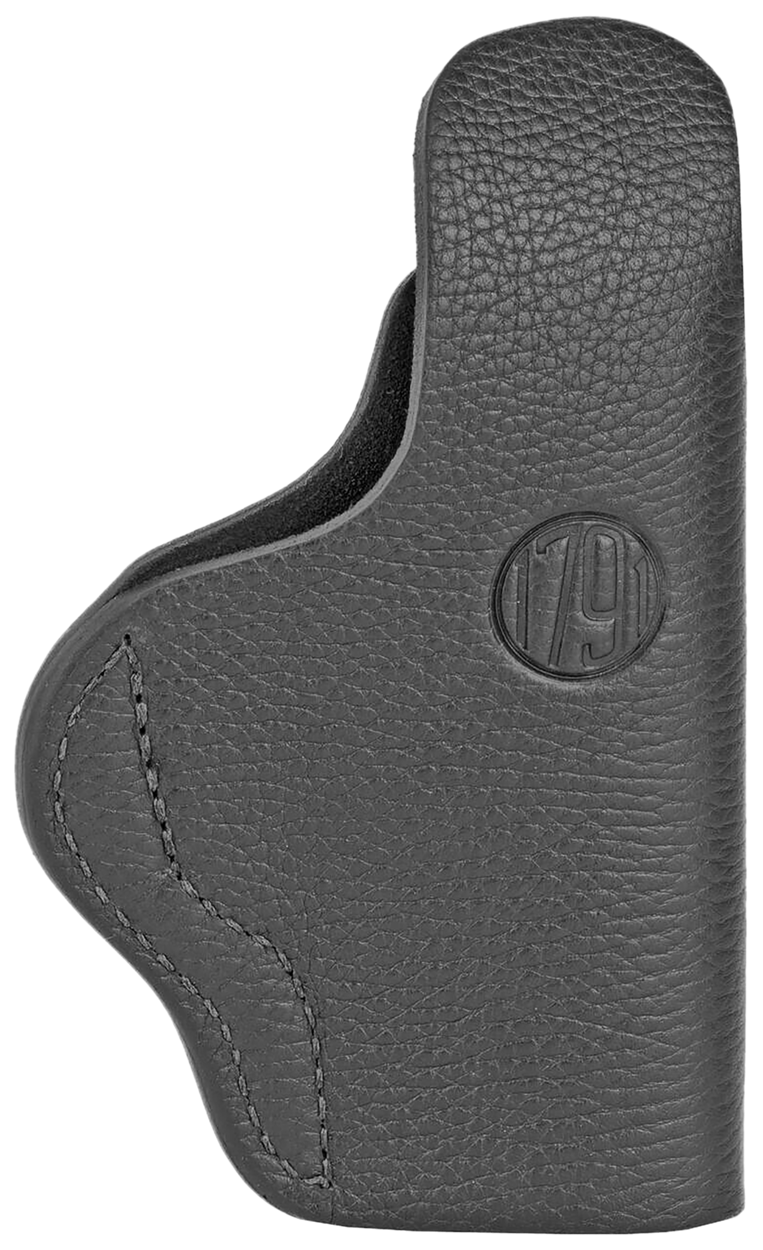 1791 Gunleather SCH4NSBL SCH  IWB Size 04 Night Sky Black Leather Belt Clip Compatible w/Glock 17/S&W M&P Shield/Springfield XD Left Hand