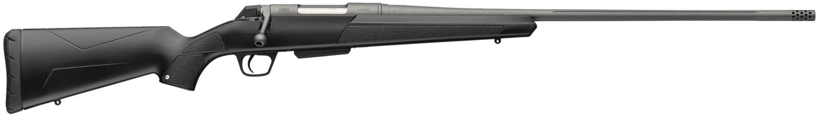 Winchester Repeating Arms 535801294 XPR Extreme 6.5 PRC 3+1 24" Tungsten Cerakote Fluted Threaded Barrel & Drilled & Tapped Steel Receiver, Fixed Black Synthetic Stock
