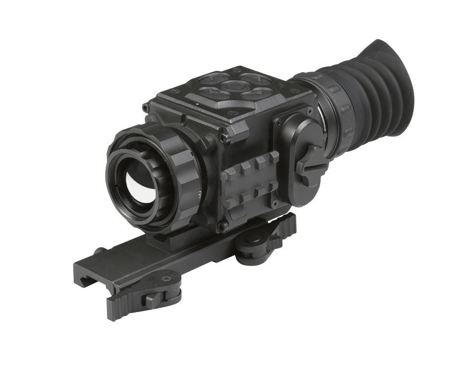 AGM Global Vision 3083455004SE21 Secutor TS25-384 Thermal Rifle Scope Black 1.2x 25mm Multi Reticle 384x288, 50Hz Resolution Zoom Digital 1x/2x/4x/PIP Features Rangefinder