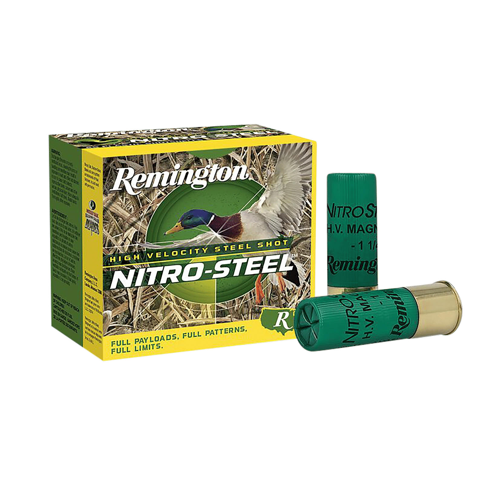 Remington Ammunition 20864 Nitro-Steel High Velocity 12Gauge 3" 1 3/8oz 4Shot 25 Per Box/10 Case
