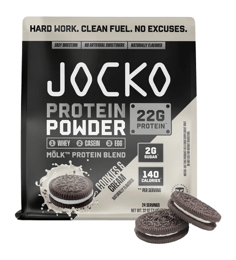 JOCKO 29146 COOKIES AND CREAM PROTEIN POWDER BAG