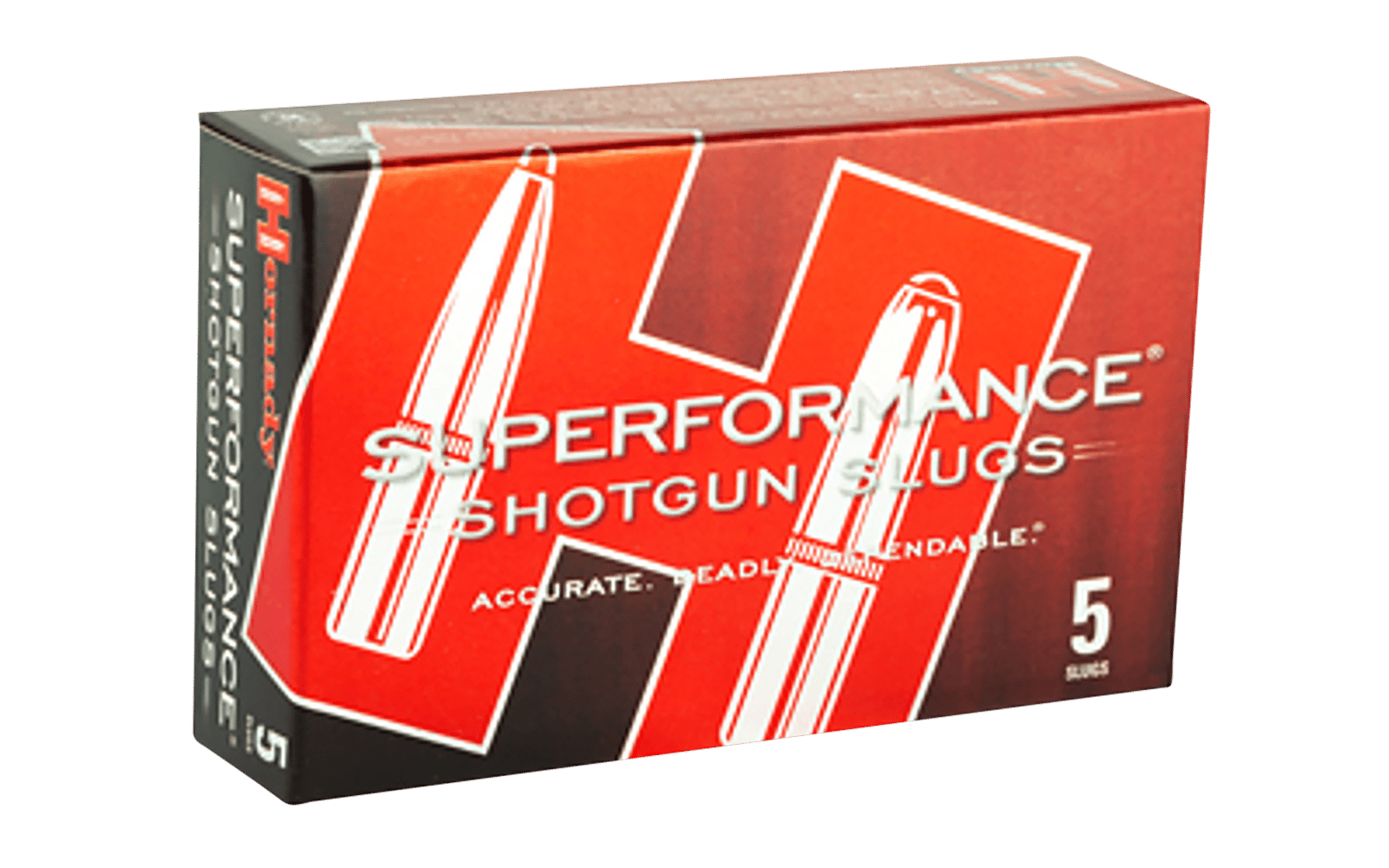 Hornady 86236 Superformance  12 Gauge 2.75" MonoFlex Slug Shot 5 Per Box/ 20 Case