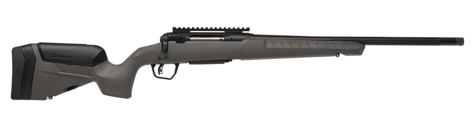 Savage Arms 32417 110 Trailblazer 6.5 PRC 2+1 22" Fluted Barrel, Flat Dark Gray Adj LOP Synthetic Stock, Right Hand
