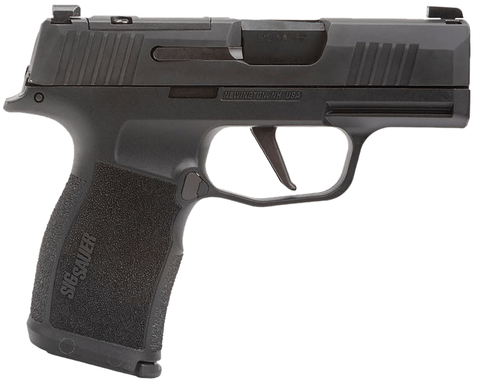 Sig Sauer 365X9BXR3PMS10 P365X  Micro-Compact 9mm Luger 10+1 3.10" Black Steel Barrel, Black Nitron Optic Ready/Serrated Slide & Frame w/Sig Rail, Black Polymer Grips, Right Hand
