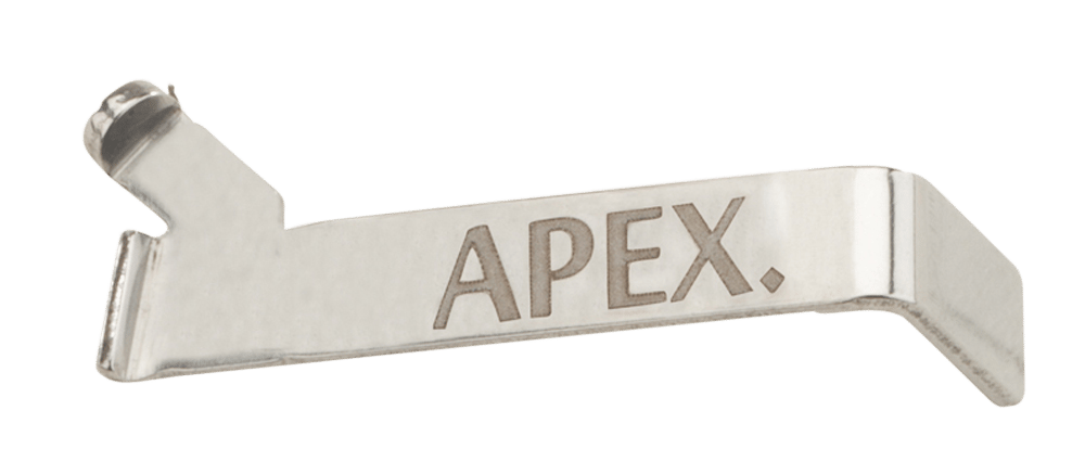 Apex Tactical 102103 Performance Connector  Compatible w/Glock Pistol, Silver Metal