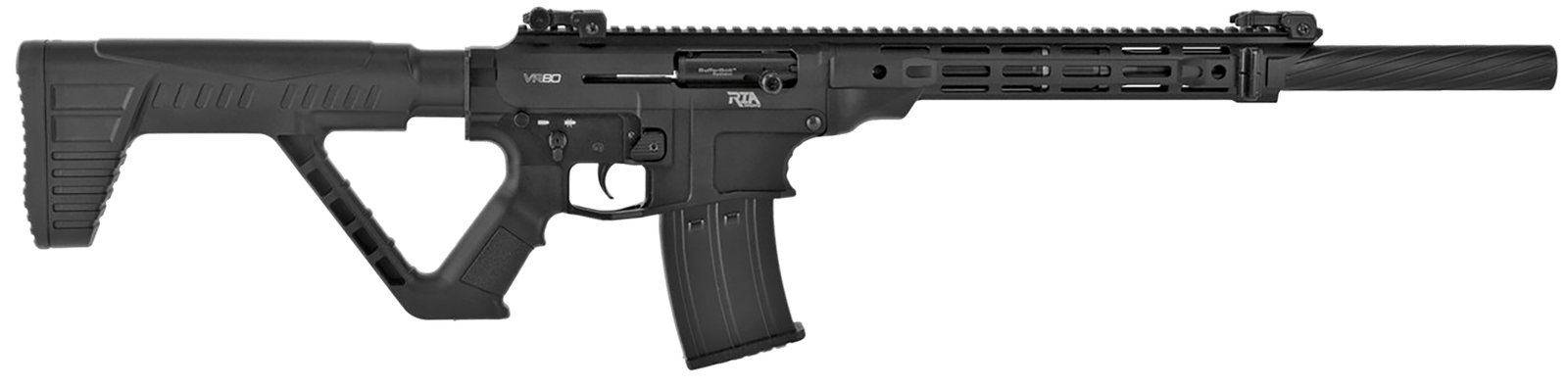 Rock Island VR80CA VR80 *CA Compliant 12 Gauge Semi-Auto 3" 5+1 20" Black Steel Barrel, Black Anodized Aluminum Receiver, Black Thumbhole Synthetic Stock, Black Polymer Grip