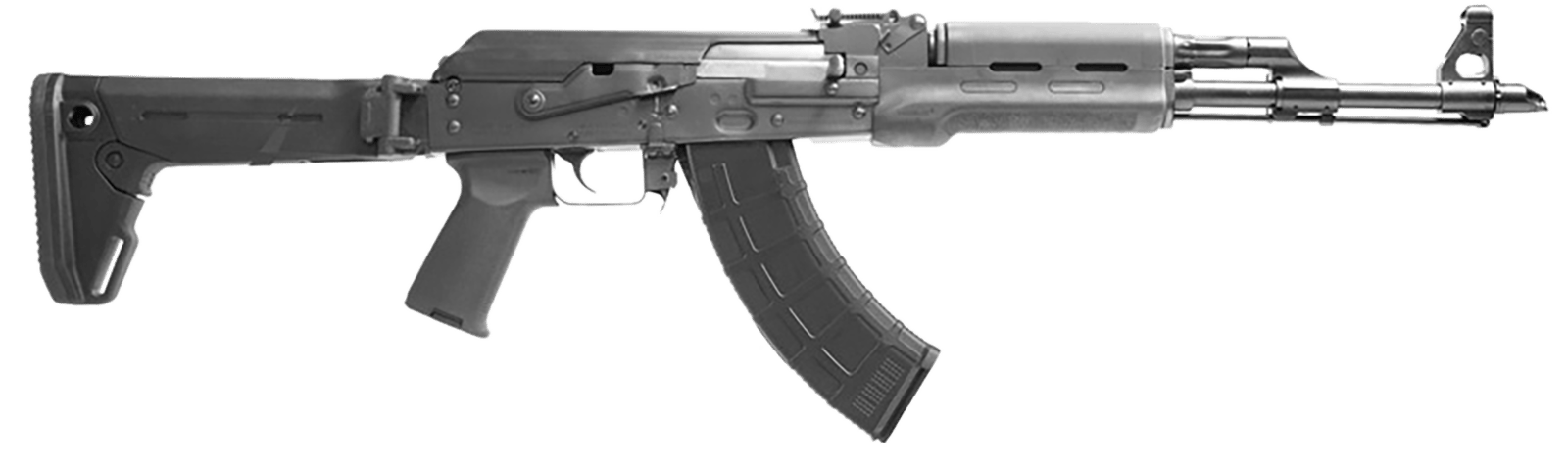 Zastava Arms Usa ZR7762MPF ZPAPM70  7.62x39mm 30+1 16.30" Black Chrome Lined Steel Barrel, Black Polymer Handguard, Black Synthetic Magpul  Zhukov Side Folder Stock, Black Magpul AK Grip