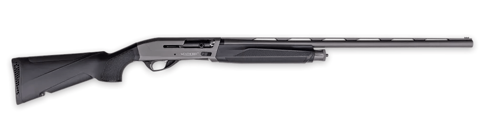 Weatherby ET21228PGM Element II  12 Gauge 3" 2+1 28" Tungsten Cerakote Vent Rib Barrel & Receiver, Adj Shim Black Synthetic Stock