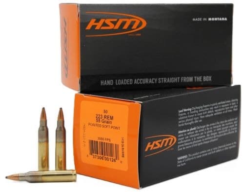 HSM 223 REM 55GR PSP 50RD 10BX/CS