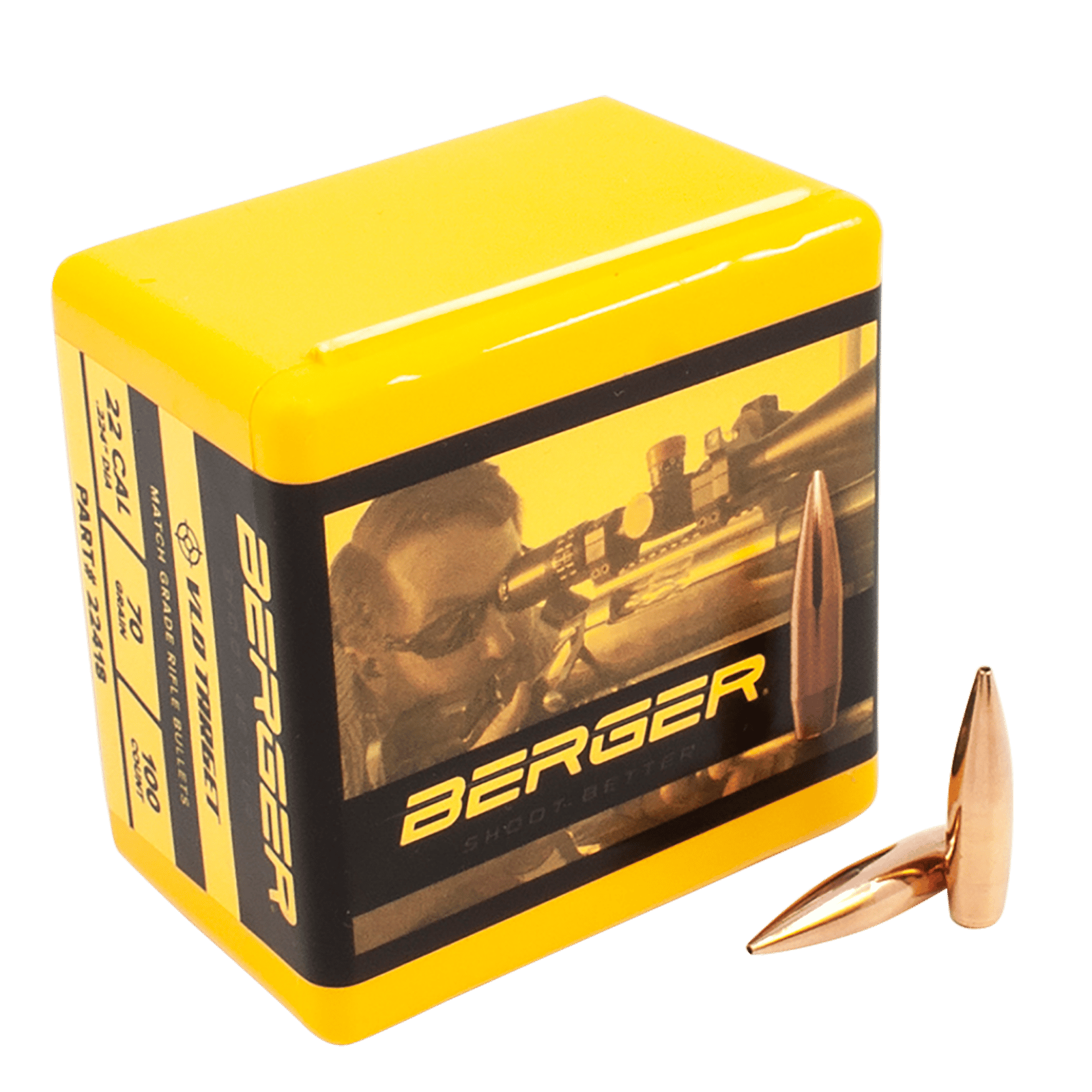 Berger Bullets 22418 VLD Target Long Range 22Cal 70gr 100/Box