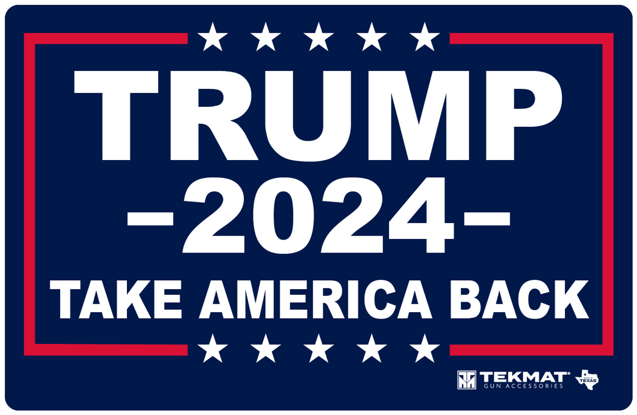 TekMat TEK42TRUMPMAGA Trump 2024 Door Mat Rubber 25"x42"