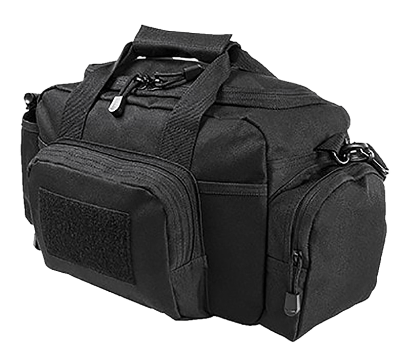 NcStar CVSRB2985B VISM Range Bag with Small Size, Side Pockets, PALs Webbing, Carry Handles, Pockets & Black Finish