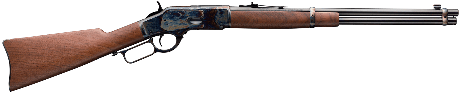 Winchester Guns 534280141 Model 1873 Competition Carbine High Grade 45 Colt (LC) 10+1 20" Color Case Hardened Grade III/IV Oil Walnut Stock Right Hand (Full Size)