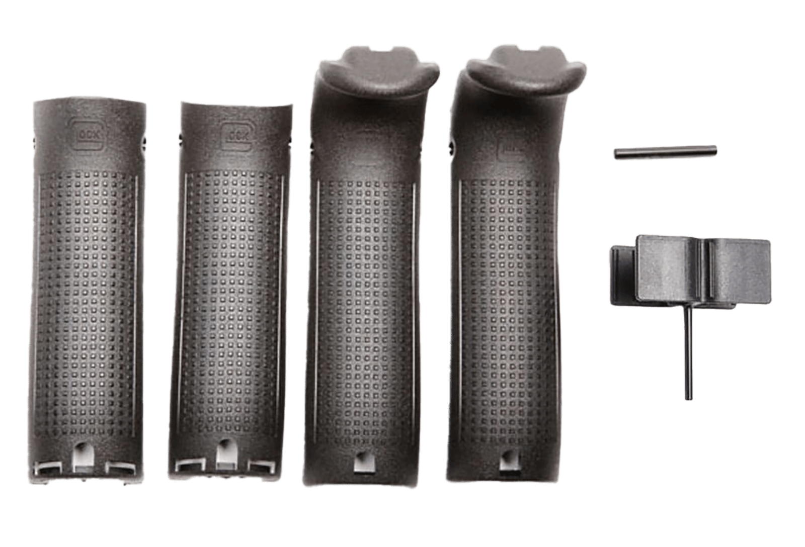 Glock 30819  Backstrap/Beavertail Set Compatible w/ Glock 20/21/40/41 Black Polymer