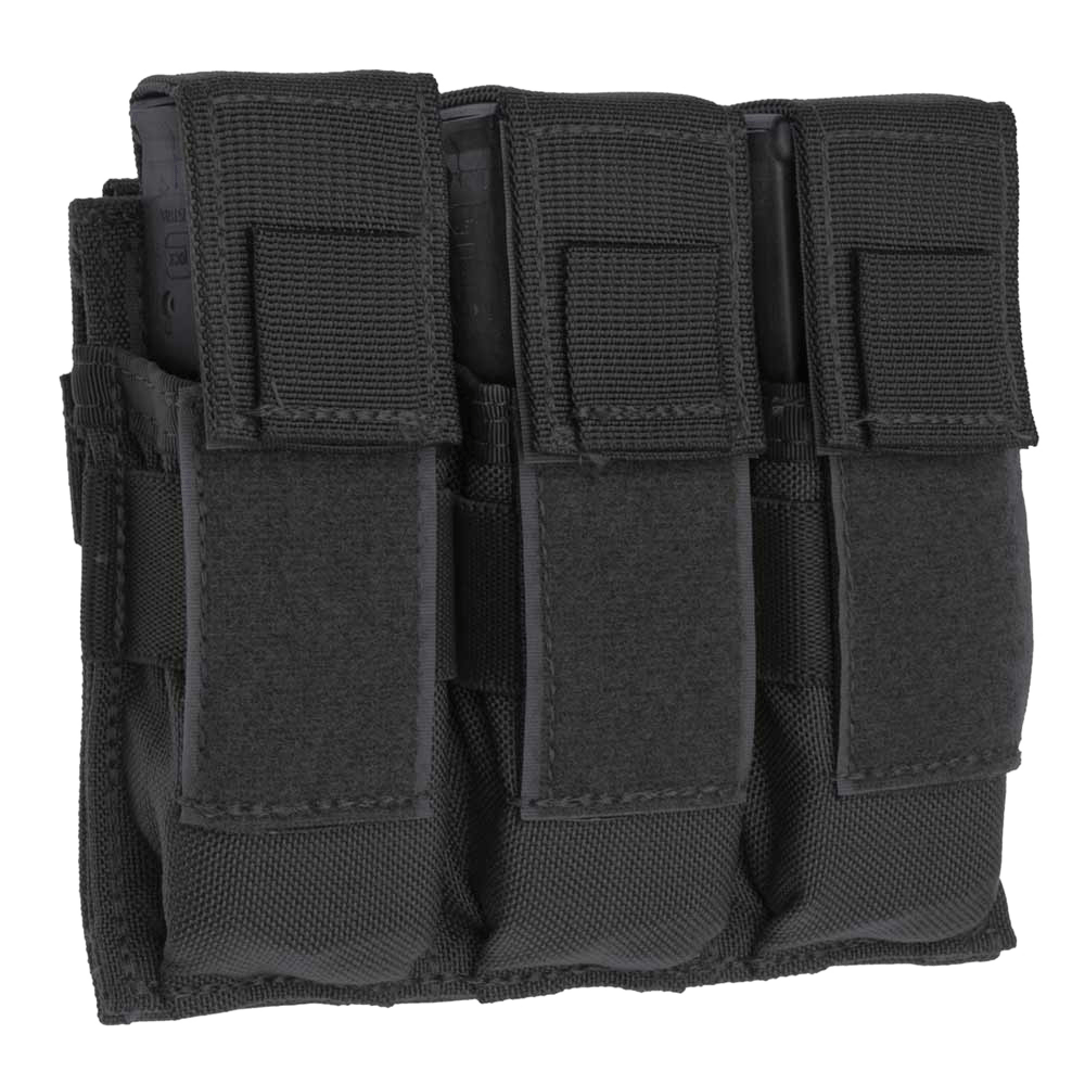 Tacshield T3603BK Universal Triple Pistol Triple Black 1000D Nylon