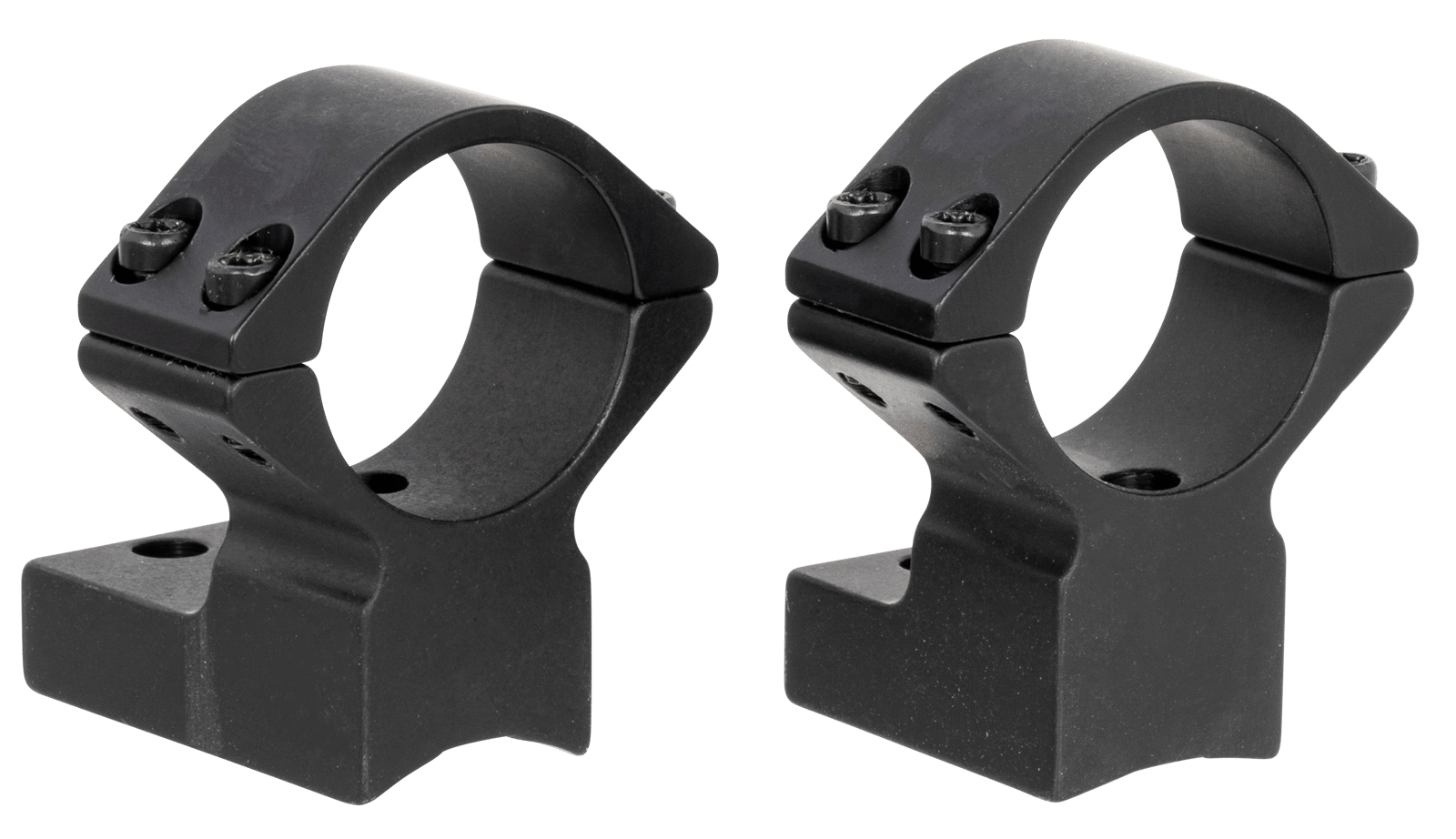 Talley 95X702 Scope Mount/Ring Combo  Black Aluminum 1" Tube Winchester Model 70 High Rings 0 MOA