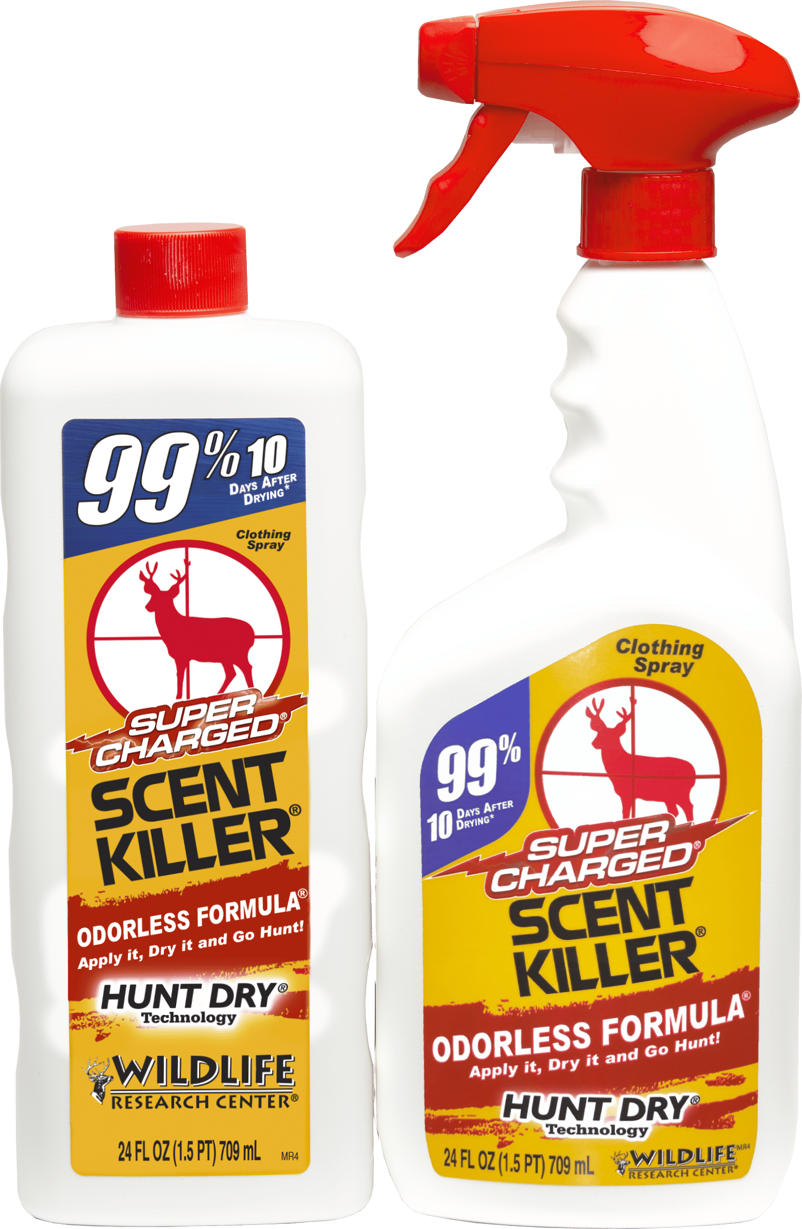 Wildlife Research 559 Super Charged Scent Killer Combo Odor Eliminator, Odorless Scent 24 oz Trigger Spray