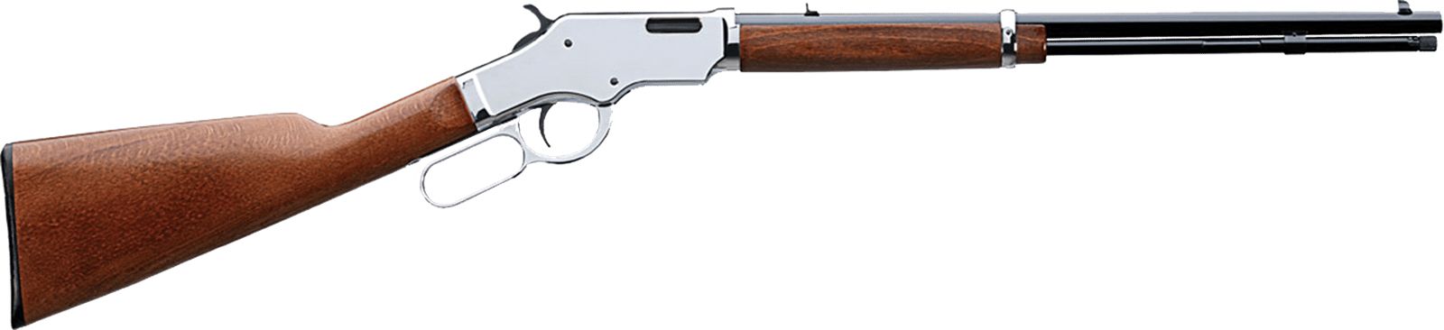 Taylors & Company 550223 Uberti Scout 22 LR Caliber with 14+1 Capacity, 19" Blued Barrel, Chrome-Plated Metal Finish & Walnut Stock Right Hand (Full Size)