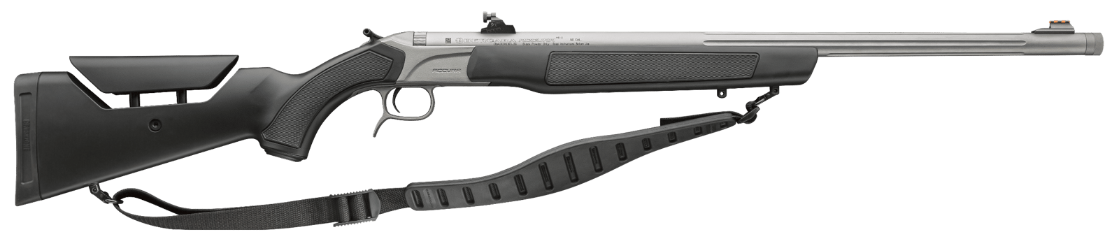 CVA PR3241S Accura MR-X 50 Cal 209 Primer 26" Matte Fluted Stainless Steel Threaded Barrel, Drilled & Tapped Stainless Steel Receiver, Adjustable Black Synthetic Stock