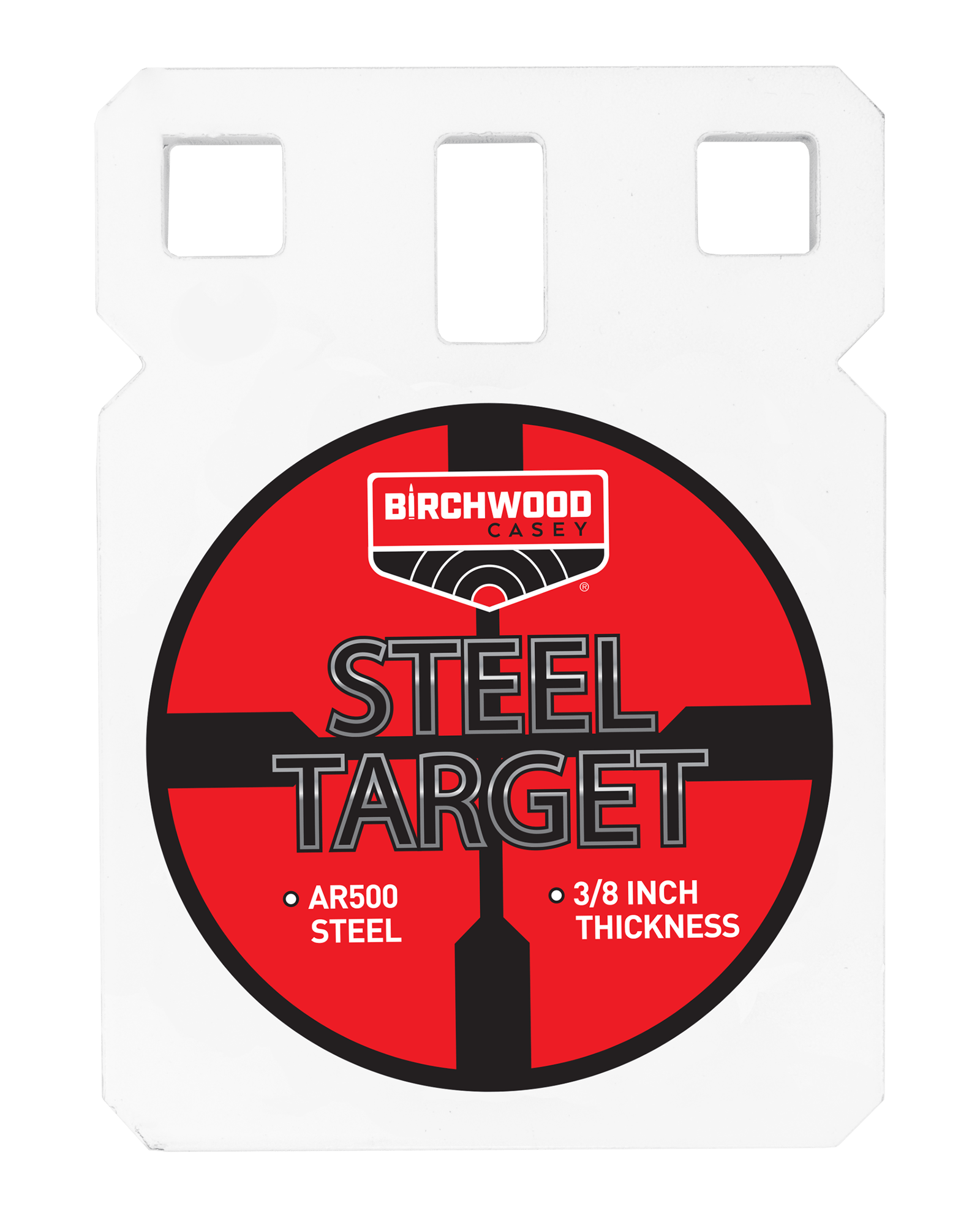 Birchwood Casey BC-SQR4-38 Centerfire Target 3/8" AR500 Steel 4" Square Gong