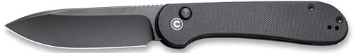CIVIVI KNIFE ELEMENTUM 3.47" BLACK G-10/BLACK STONEWASH!