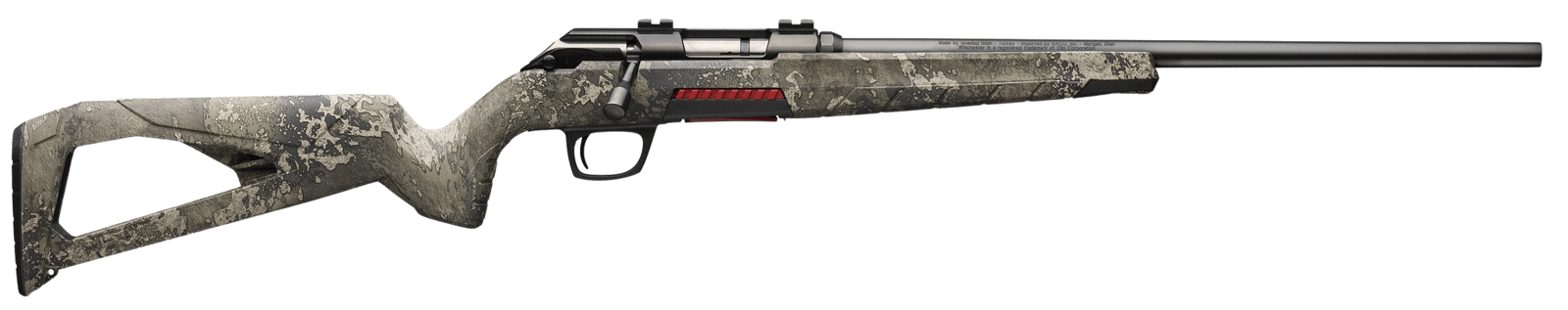 Winchester Repeating Arms 525206186 Xpert  Full Size 17 WSM 8+1 18" Matte Black Button Rifled Barrel, Matte Black Steel Drilled & Tapped Receiver, TrueTimber Strata Fixed Synthetic Stock
