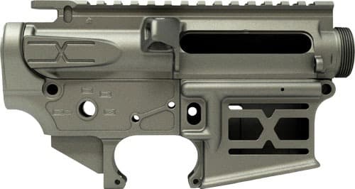 FAXON AR-15 X-TRA LITE RECEIVER SET TITANIUM STRIPPED