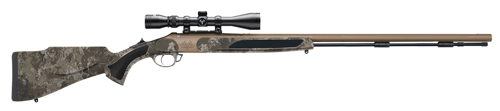 Traditions R5568804625 Vortek StrikerFire  50 Cal 209 Primer 28", Burnt Bronze Barrel/Rec, Veil Wideland Synthetic Furniture, 3-9x40mm Scope