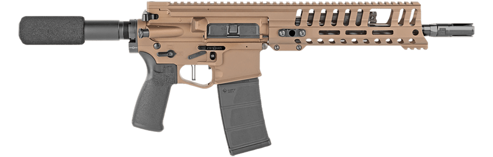 Patriot Ordnance Factory 01800 P415 Edge  300 Blackout 30+1 10.50" Black Nitride Burnt Bronze Cerakote Receiver