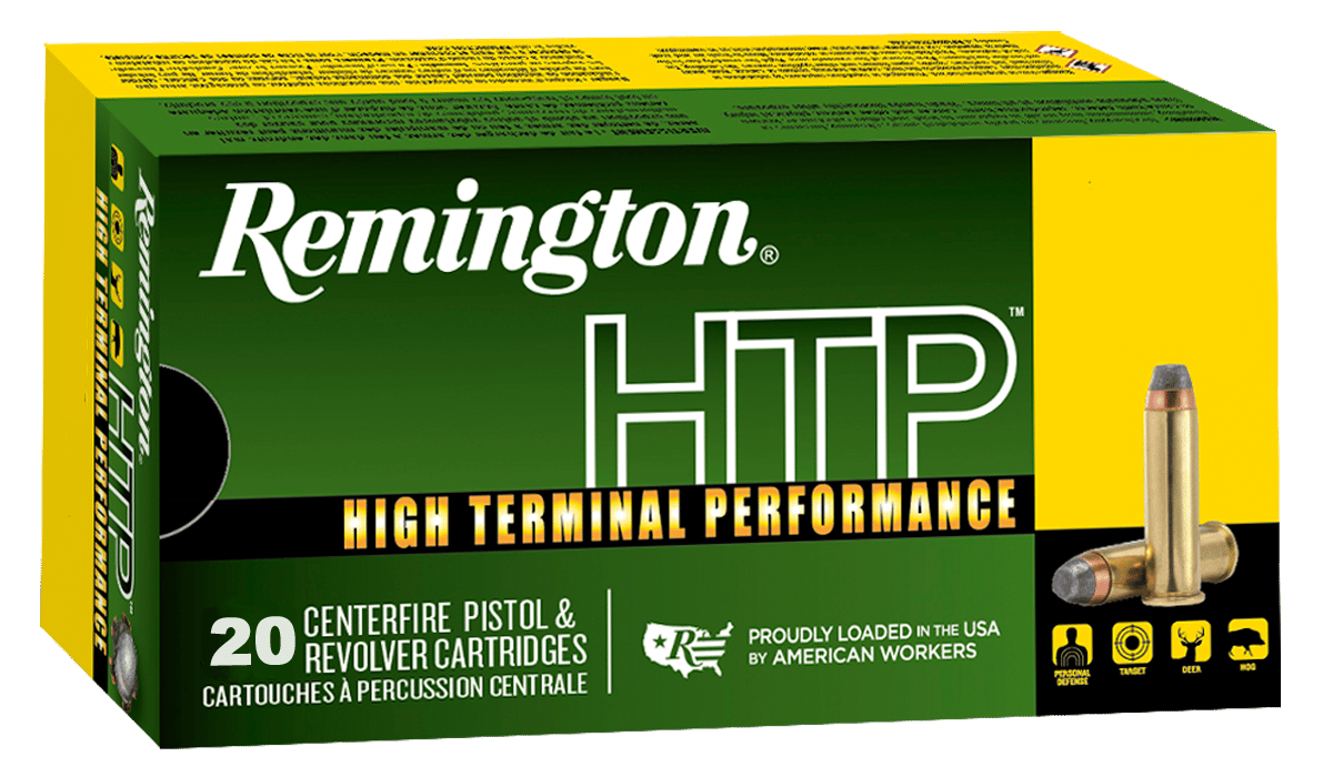 Remington Ammunition 22295 HTP  38Special+P 110gr Semi Jacketed Hollow Point 20 Per Box/25 Case