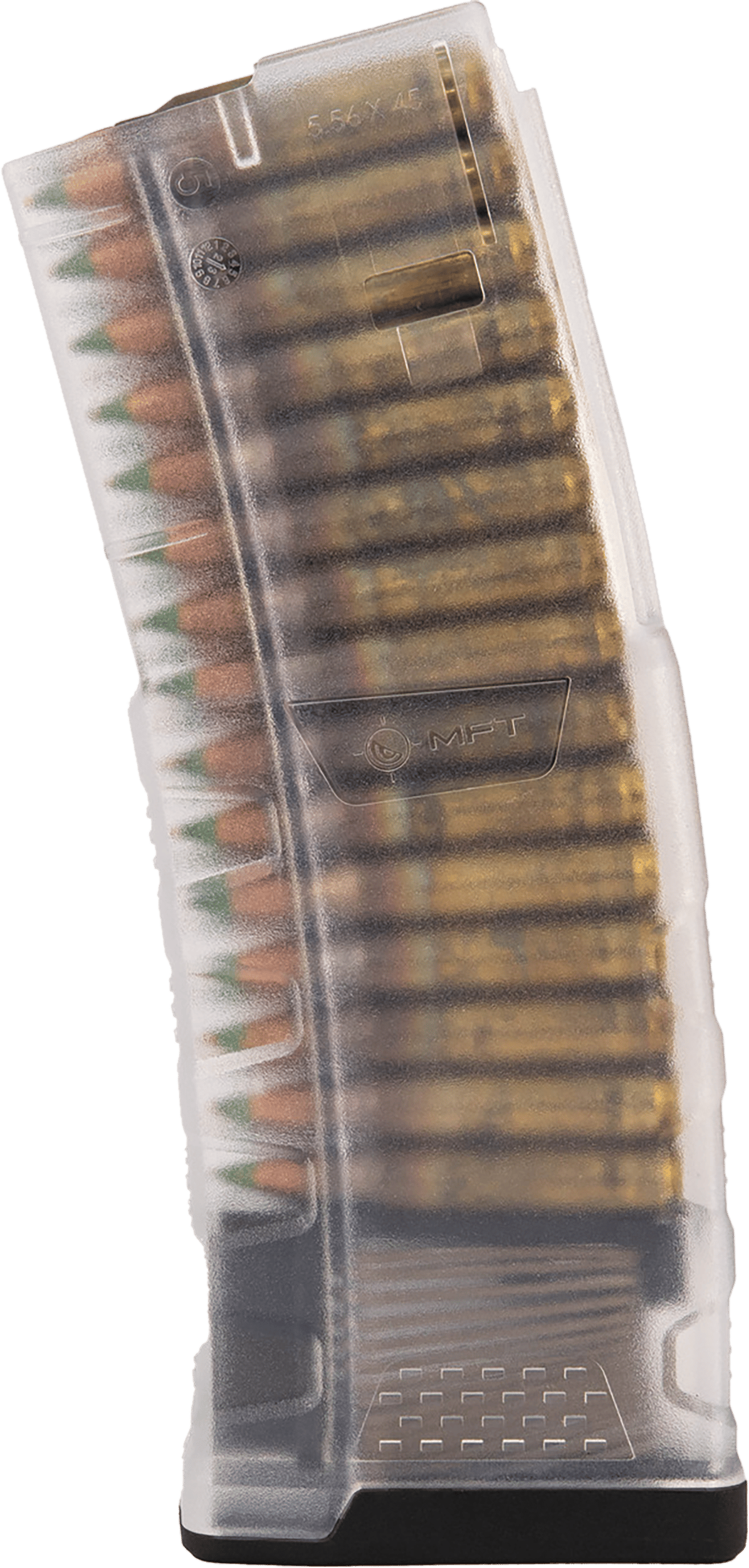 Mission First Tactical EXDPM556TC EXD  30rd 5.56 Fits AR/M4 Translucent Clear