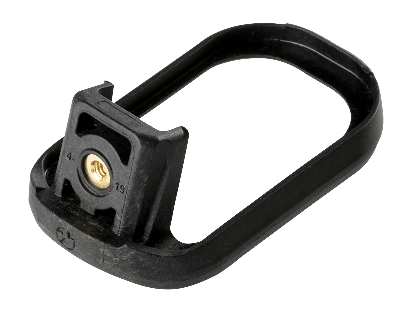 Magpul MAG950-BLK GL Enhanced Mag Well  Compatible w/Gen4 Glock 19/23/32/38 Black Polymer