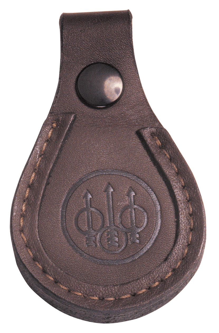 Beretta USA SL0100200085 Barrel Rest Toe Pad Leather Brown 4" x 2.5"