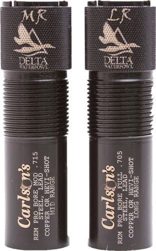 CARLSONS CHOKE TUBE WATERFOWL 2PK 12GA M/L RANGE REM PRO!