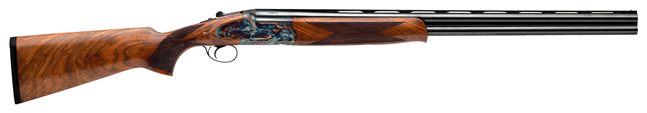 Dickinson LLC  Plantation  410 Gauge Break Open 2rd 28" Vent Rib Over/Under Barrel, Case Hardened Moly-Chrome Steel Receiver, Oiled Turkish Walnut Stock