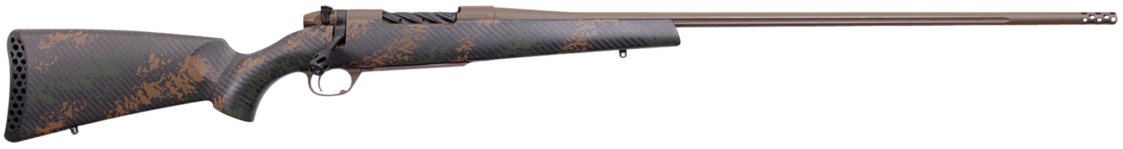 Weatherby MBC20N280AR6B Mark V Backcountry 2.0 280 Ackley Improved 4+1 24" Barrel, Patriot Brown Cerakote Metal Finish, Brown Sponge Pattern Black Peak 44 Blacktooth Stock