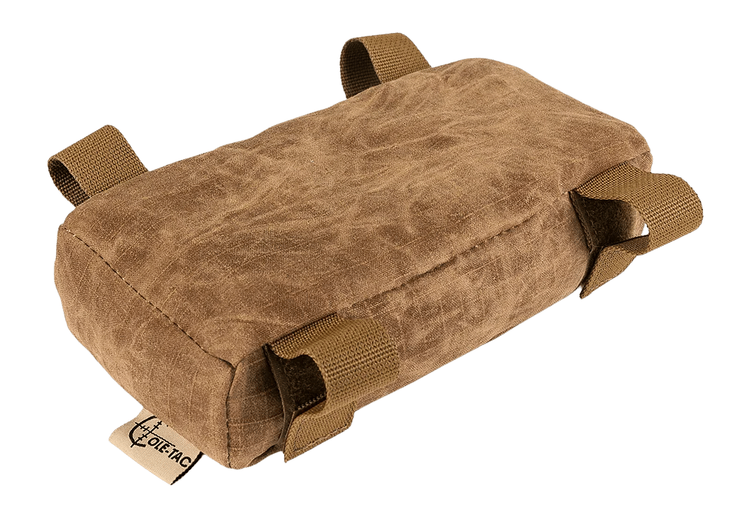 Cole-tac FB303 Flat Bag Waxed Rifle Prefilled Coyote Brown Cordura Nylon