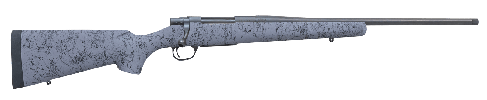 Howa HHSSL65CRGRY 1500 Superlite Gen2 Full Size 6.5 Creedmoor 3+1 20" Black Threaded Barrel, Matte Blue Steel Drilled & Tapped Receiver, Gray w/Black Webbing HS Precision Synthetic Stock, Right Hand