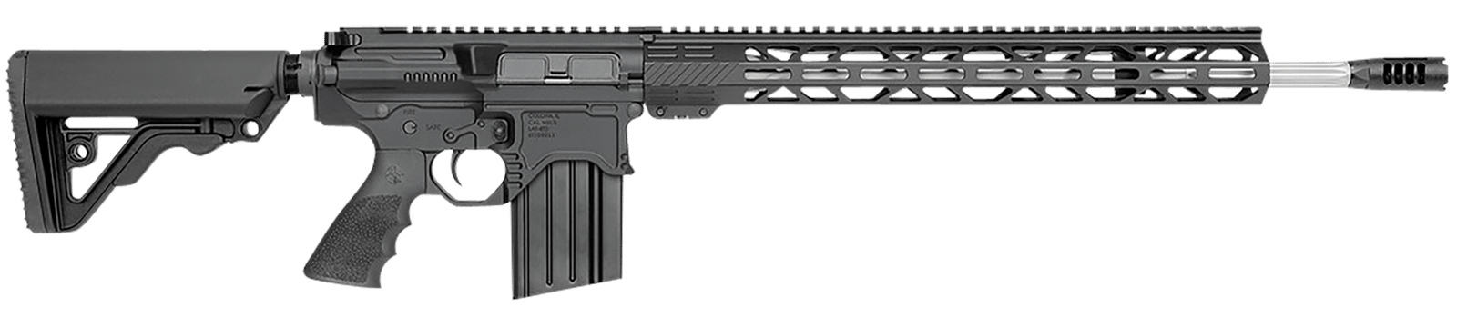 Rock River Arms 65C1534BT LAR-BT3 Predator HP 6.5 Creedmoor 20+1 20" Stainless Fluted Barrel, Black Billet Rec, OEM Operator CAR Stock & Operator Brake, 17" M-LOK Handguard, Hogue Rubber Grip