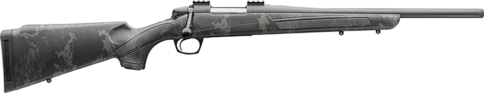 CVA CR3901R Cascade SB Full Size 6.5 Creedmoor 4+1 18" Graphite Black Cerakote Steel Threaded Barrel, Veil Tac Camo Fixed w/SoftTouch Fiberglass Stock